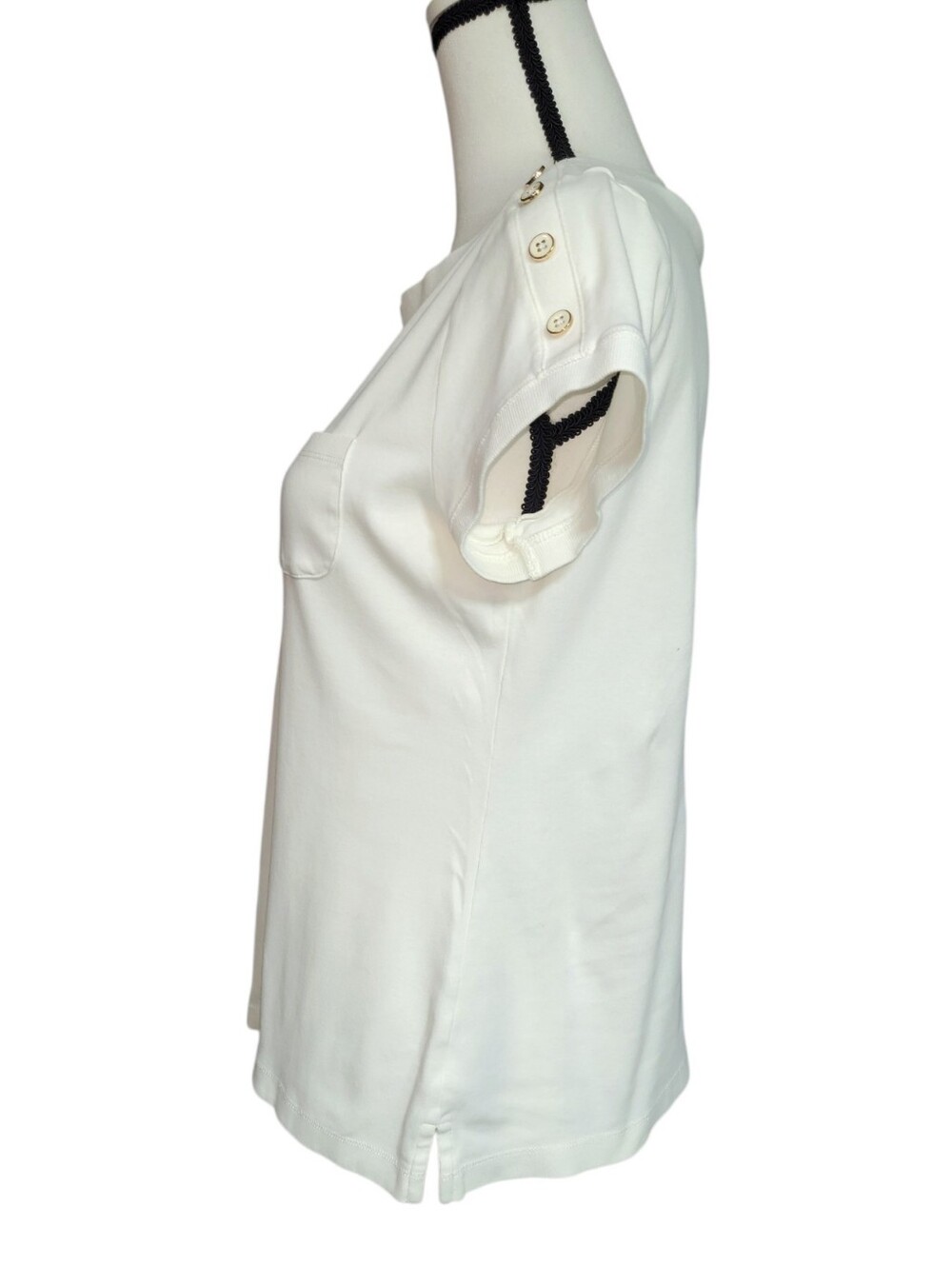 Talbots Stretch Weekend Tee - Picture 3 of 9